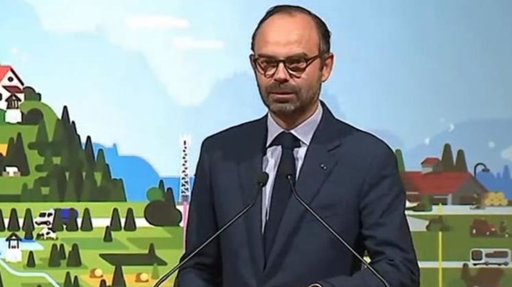 Édouard Philippe lors de son discours sur l’aménagement numérique du territoire, à Cahors, dans le Lot, le jeudi 14 décembre 2017. © Gouvernement.fr